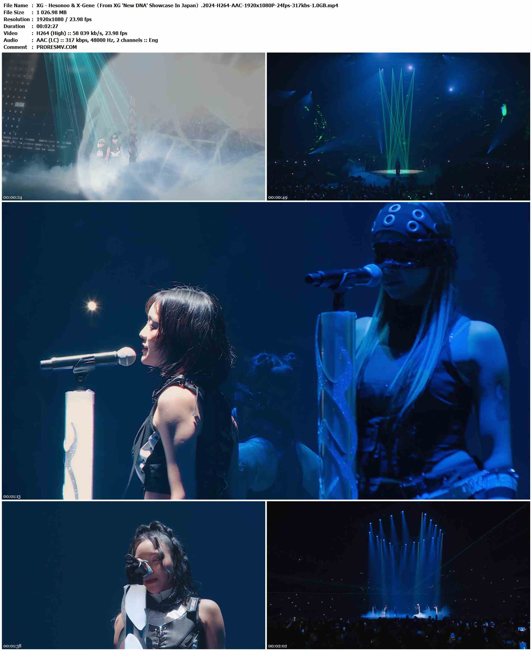 XG - Hesonoo & X-Gene（From XG 'New DNA' Showcase In Japan）.2024-H264-AAC-1920x1080P-24fps-317kbs-1.0GB官方MV_高清MV